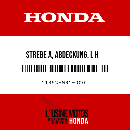 image de 11352-MR1-000 STREBE A, ABDECKUNG, L H