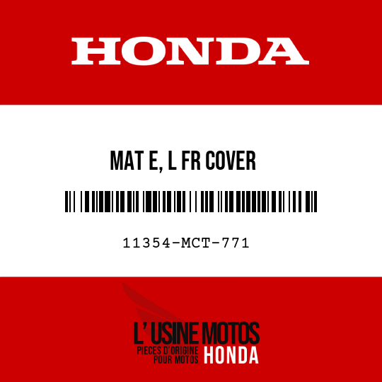 image de 11354-MCT-771 MAT E, L FR COVER