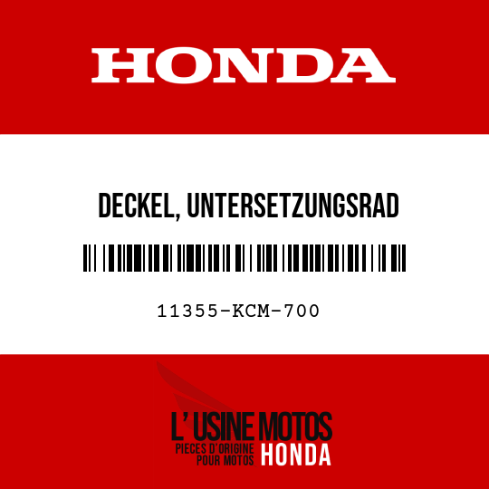 image de 11355-KCM-700 DECKEL, UNTERSETZUNGSRAD