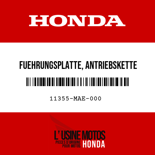 image de 11355-MAE-000 FUEHRUNGSPLATTE, ANTRIEBSKETTE