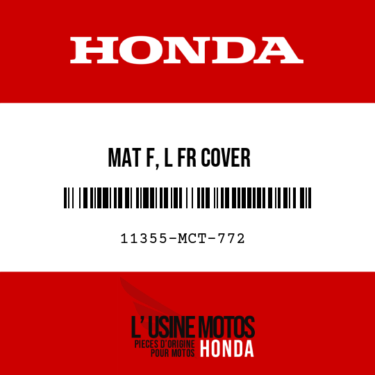 image de 11355-MCT-772 MAT F, L FR COVER