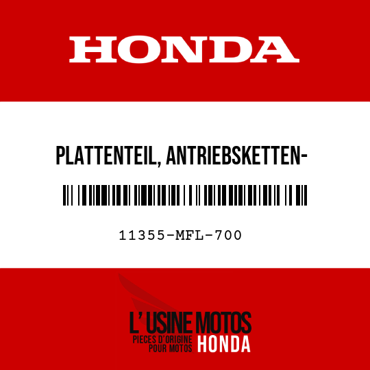 image de 11355-MFL-700 PLATTENTEIL, ANTRIEBSKETTEN- FUEHRUNG