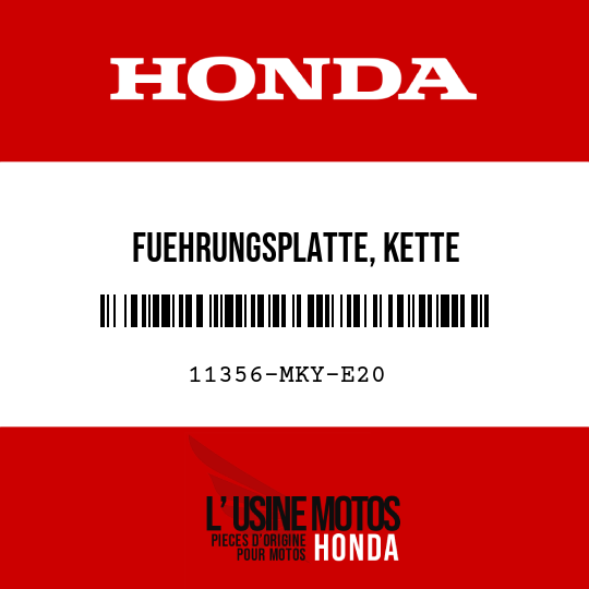 image de 11356-MKY-E20 FUEHRUNGSPLATTE, KETTE