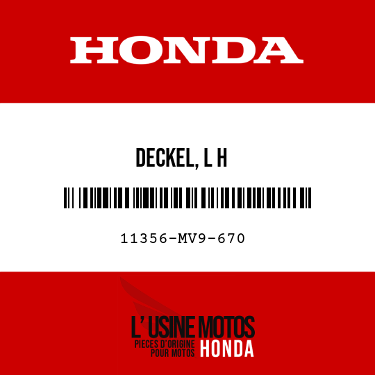 image de 11356-MV9-670 DECKEL, L H