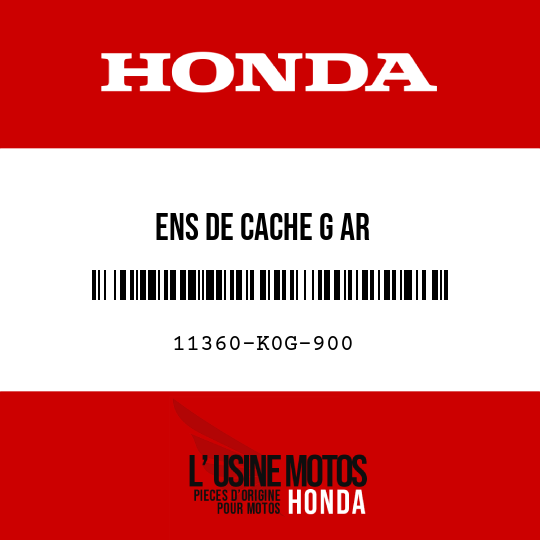 image de 11360-K0G-900 ENS DE CACHE G AR