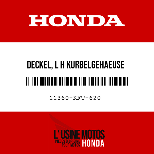 image de 11360-KFT-620 DECKEL, L H KURBELGEHAEUSE