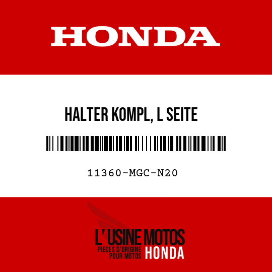 image de 11360-MGC-N20 HALTER KOMPL, L SEITE