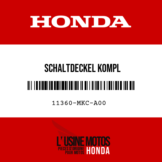 image de 11360-MKC-A00 SCHALTDECKEL KOMPL