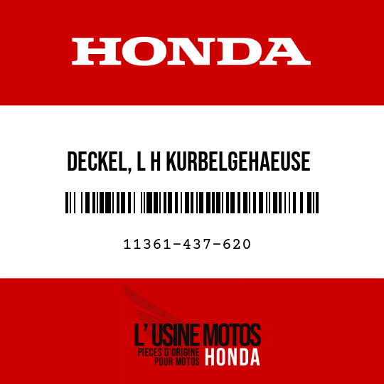 image de 11361-437-620 DECKEL, L H KURBELGEHAEUSE
