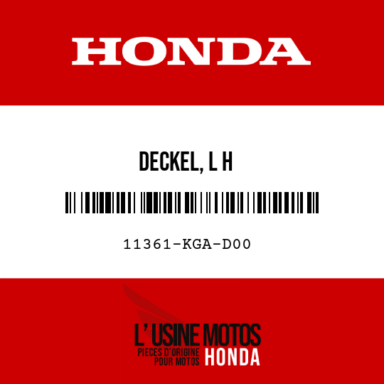 image de 11361-KGA-D00 DECKEL, L H