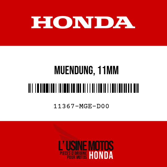 image de 11367-MGE-D00 MUENDUNG, 11MM