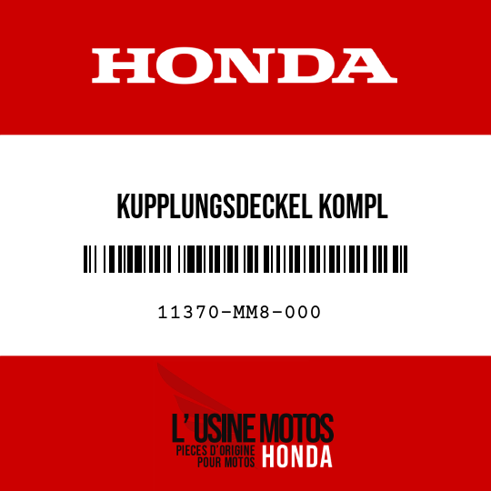 image de 11370-MM8-000 KUPPLUNGSDECKEL KOMPL