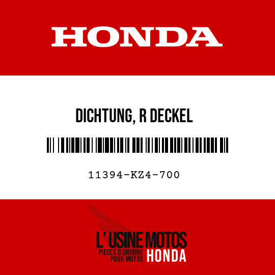 image de 11394-KZ4-700 DICHTUNG, R DECKEL