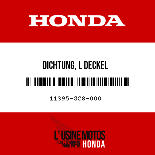 image de 11395-GC8-000 DICHTUNG, L DECKEL