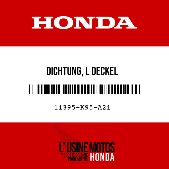 image de 11395-K95-A21 DICHTUNG, L DECKEL