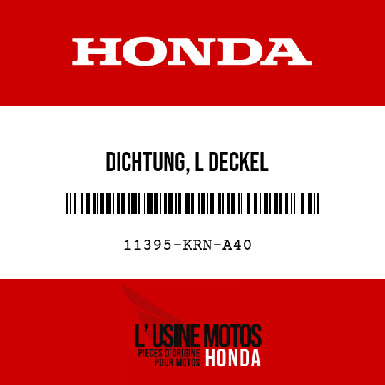 image de 11395-KRN-A40 DICHTUNG, L DECKEL