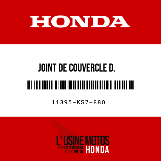 image de 11395-KS7-880 JOINT DE COUVERCLE D.