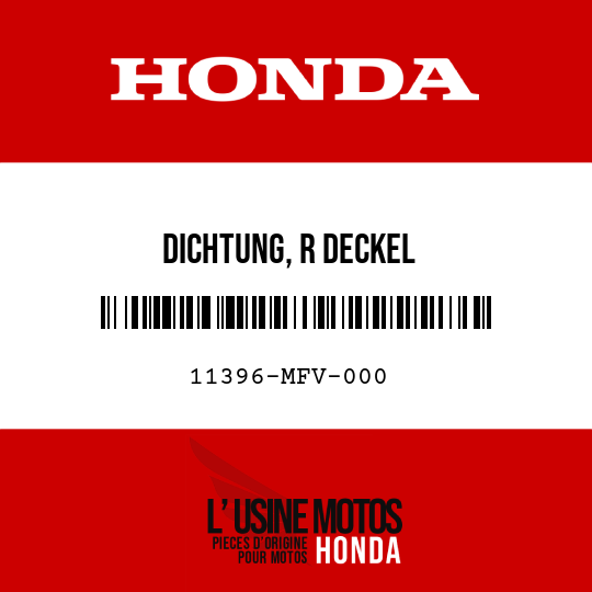 image de 11396-MFV-000 DICHTUNG, R DECKEL