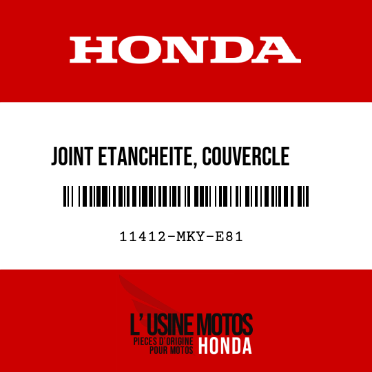 image de 11412-MKY-E81 JOINT ETANCHEITE, COUVERCLE   ACTIONNEUR EMBRAYAGE