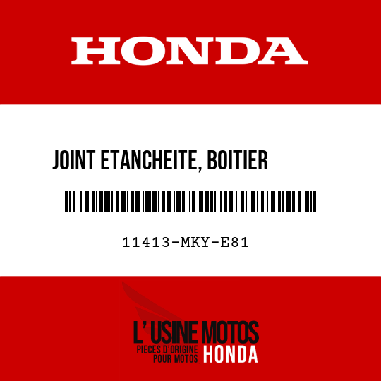 image de 11413-MKY-E81 JOINT ETANCHEITE, BOITIER     ACTIONNEUR EMBRAYAGE