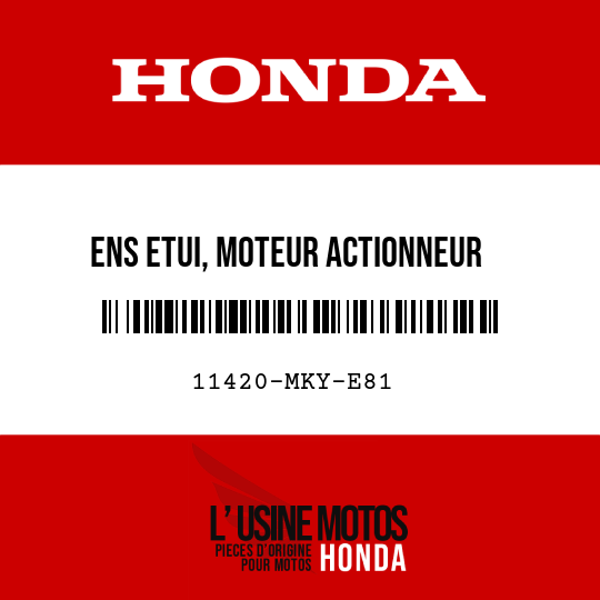 image de 11420-MKY-E81 ENS ETUI, MOTEUR ACTIONNEUR  EMBRAYAGE