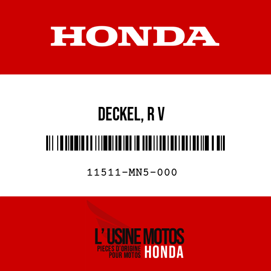 image de 11511-MN5-000 DECKEL, R V