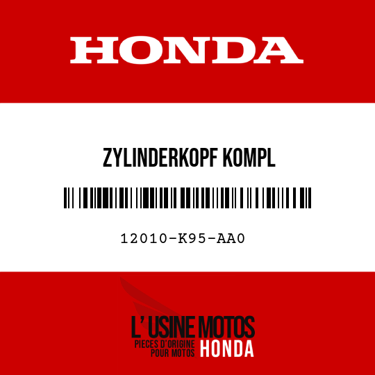 image de 12010-K95-AA0 ZYLINDERKOPF KOMPL