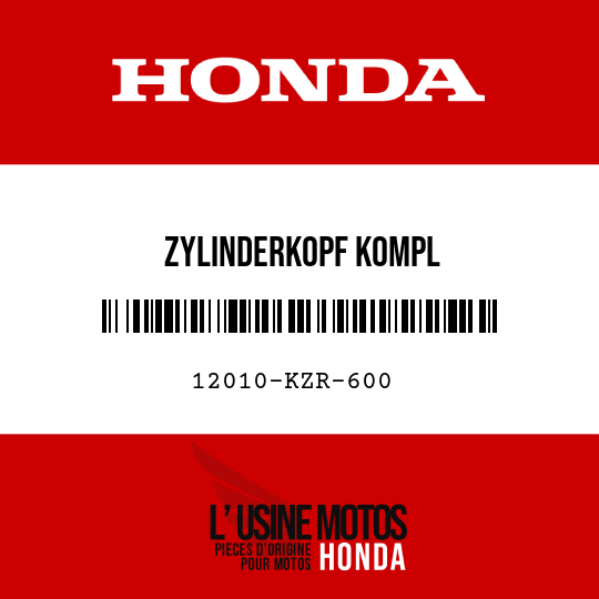 image de 12010-KZR-600 ZYLINDERKOPF KOMPL