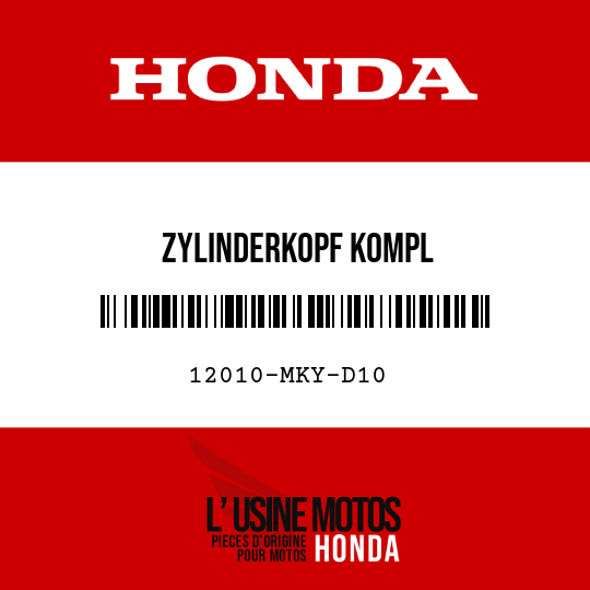 image de 12010-MKY-D10 ZYLINDERKOPF KOMPL