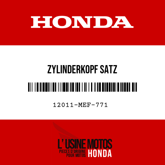 image de 12011-MEF-771 ZYLINDERKOPF SATZ