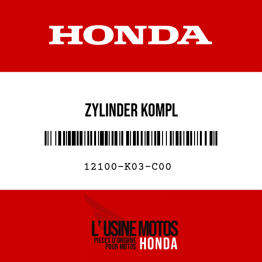 image de 12100-K03-C00 ZYLINDER KOMPL