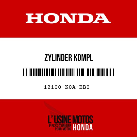 image de 12100-K0A-EB0 ZYLINDER KOMPL
