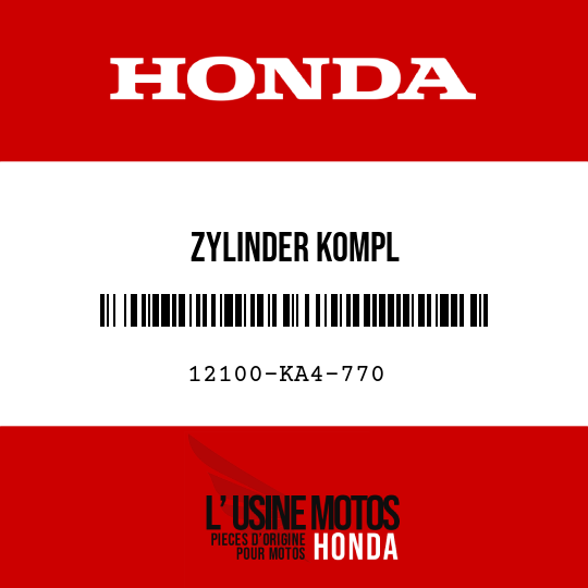 image de 12100-KA4-770 ZYLINDER KOMPL
