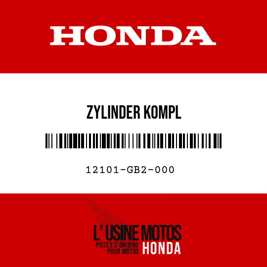 image de 12101-GB2-000 ZYLINDER KOMPL