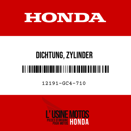 image de 12191-GC4-710 DICHTUNG, ZYLINDER