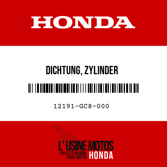 image de 12191-GC8-000 DICHTUNG, ZYLINDER