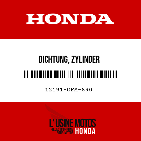 image de 12191-GFM-890 DICHTUNG, ZYLINDER