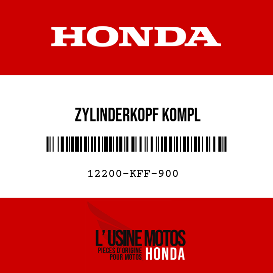 image de 12200-KFF-900 ZYLINDERKOPF KOMPL