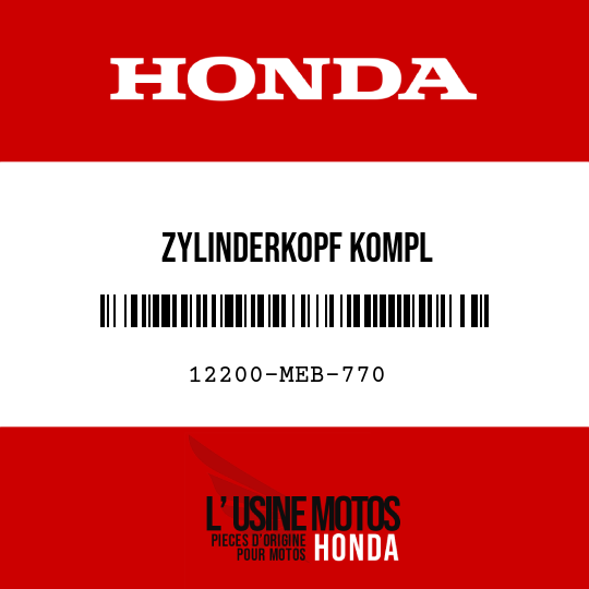 image de 12200-MEB-770 ZYLINDERKOPF KOMPL