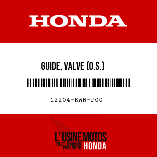 image de 12204-KWN-P00 GUIDE, VALVE (O.S.)