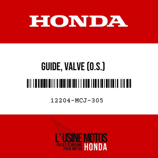 image de 12204-MCJ-305 GUIDE, VALVE (O.S.)