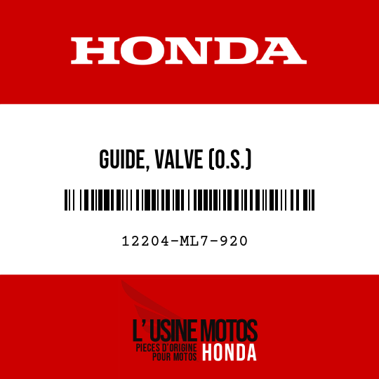 image de 12204-ML7-920 GUIDE, VALVE (O.S.)