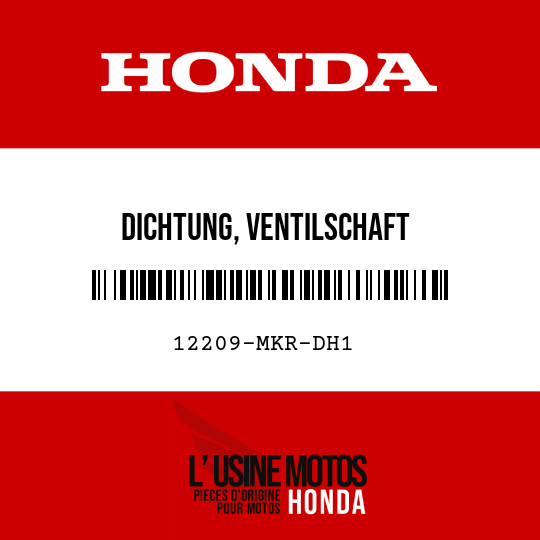 image de 12209-MKR-DH1 DICHTUNG, VENTILSCHAFT