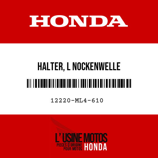 image de 12220-ML4-610 HALTER, L NOCKENWELLE