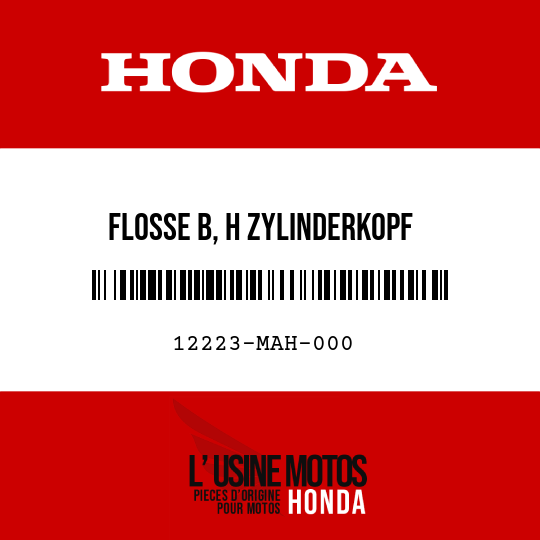 image de 12223-MAH-000 FLOSSE B, H ZYLINDERKOPF