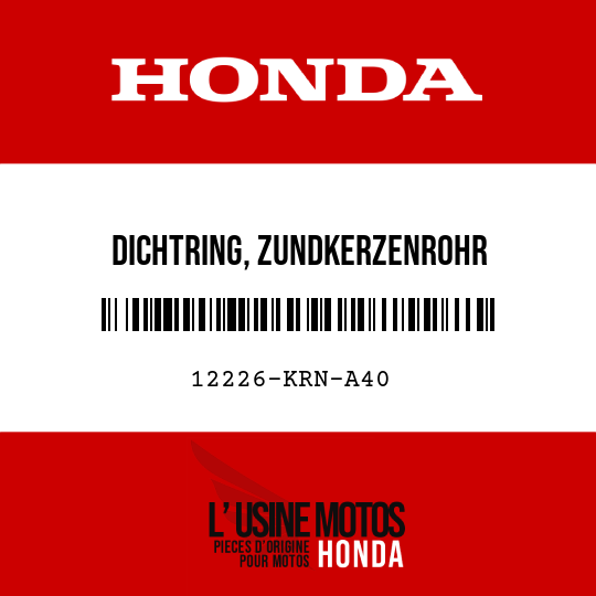 image de 12226-KRN-A40 DICHTRING, ZUNDKERZENROHR