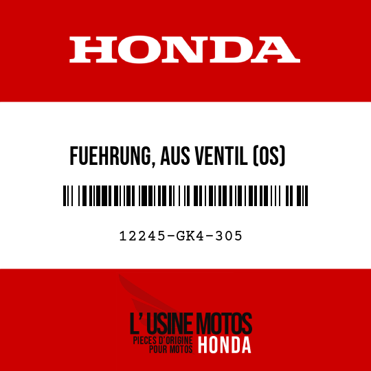 image de 12245-GK4-305 FUEHRUNG, AUS VENTIL (OS)