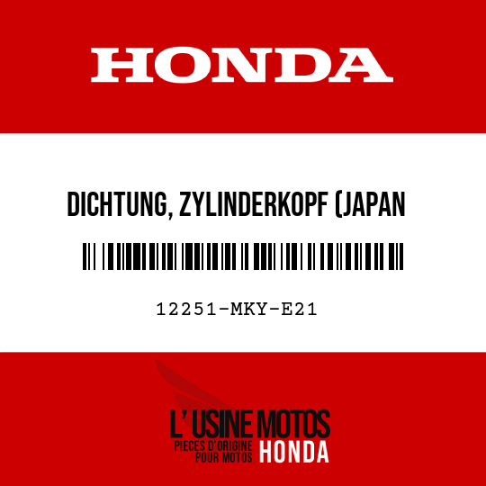 image de 12251-MKY-E21 DICHTUNG, ZYLINDERKOPF (JAPAN METALLDICHTUNG)