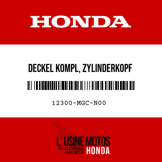 image de 12300-MGC-N00 DECKEL KOMPL, ZYLINDERKOPF