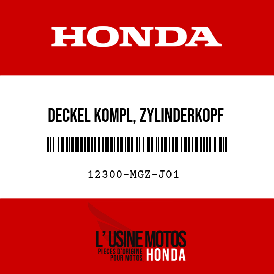 image de 12300-MGZ-J01 DECKEL KOMPL, ZYLINDERKOPF